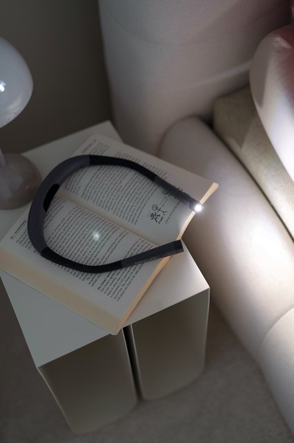 Neck Light LED oppladbar leselampe grå 3