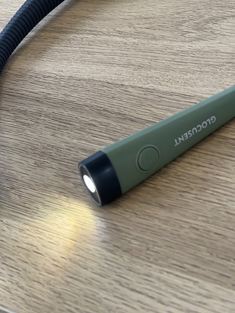 Neck Light LED oppladbar leselampe grønn 2