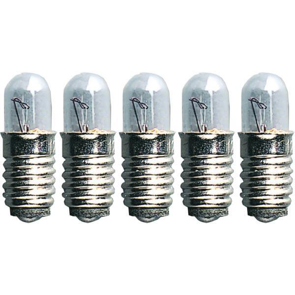Reservepære E5 0,8W 12V 5pk., bilde 1 av 1
