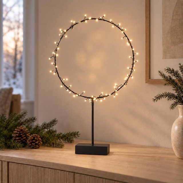 Polar Sirkel bordlampe batteridrevet 44cm 1