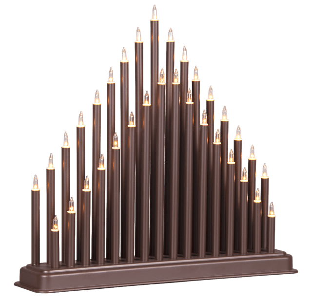 Glow 33 adventsstake brun, bilde 3 av 4
