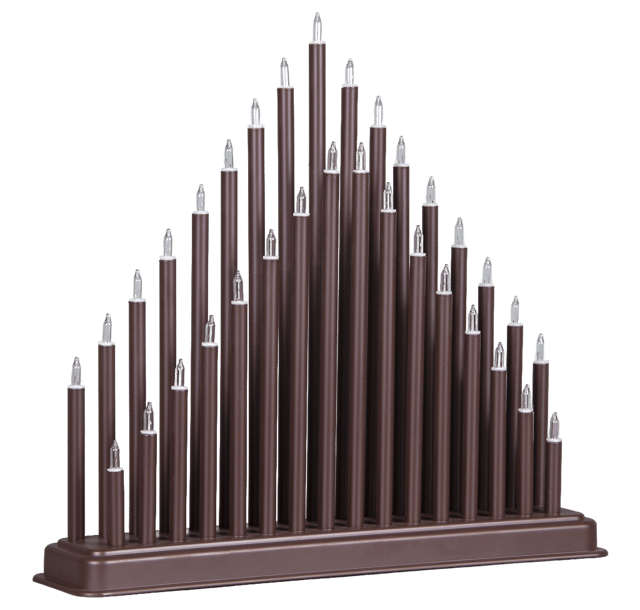 Glow 33 adventsstake brun, bilde 4 av 4