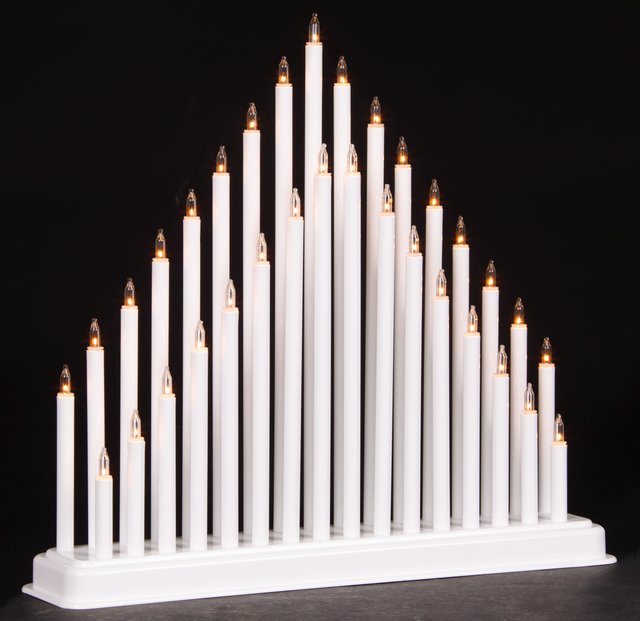 Glow 33 adventsstake hvit, bilde 4 av 4