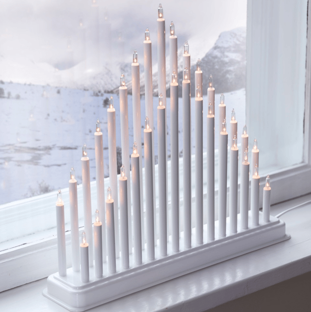 Glow 33 adventsstake hvit, bilde 2 av 4