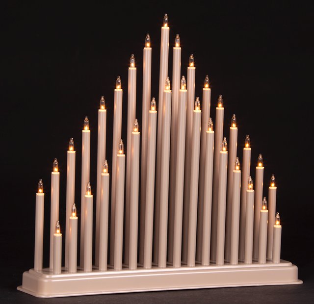 Glow 33 adventsstake beige, bilde 4 av 4