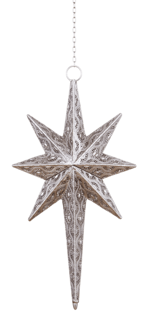Carinae adventsstjerne 65cm sølv, bilde 5 av 5