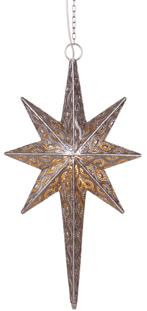 Carinae adventsstjerne 65cm sølv, bilde 3 av 5