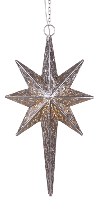 Carinae adventsstjerne 65cm sølv, bilde 4 av 5