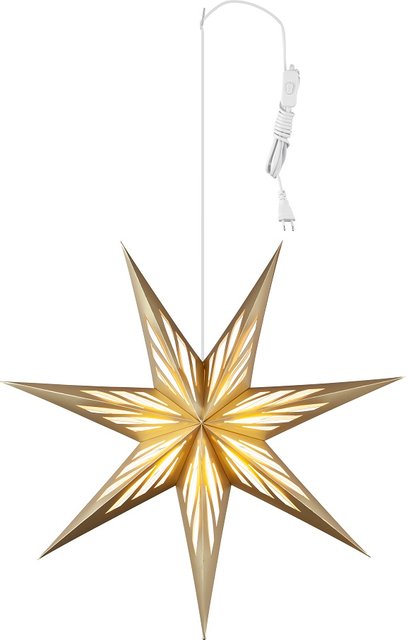 Sparkle adventsstjerne 70cm gull, bilde 3 av 6