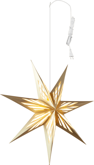 Sparkle adventsstjerne 70cm gull, bilde 5 av 6