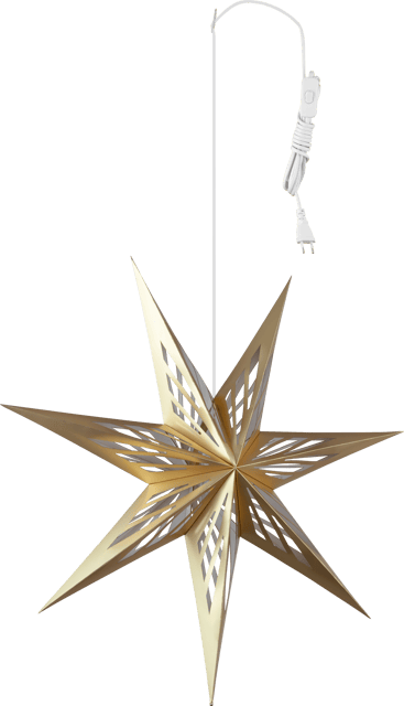 Sparkle adventsstjerne 70cm gull, bilde 4 av 6