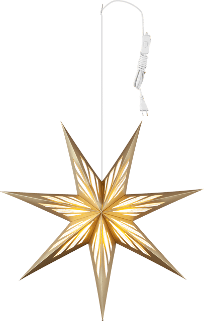 Sparkle adventsstjerne 70cm gull, bilde 6 av 6