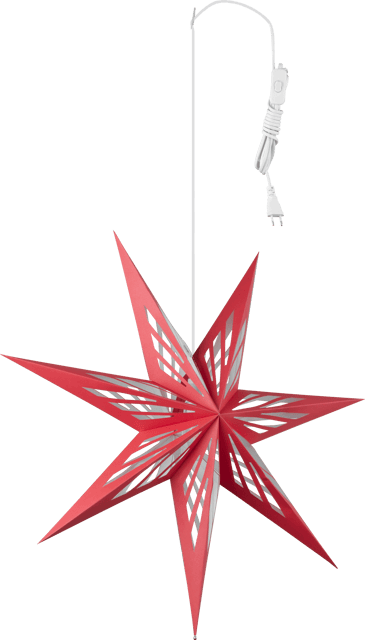 Sparkle adventsstjerner 70cm rød, bilde 5 av 6