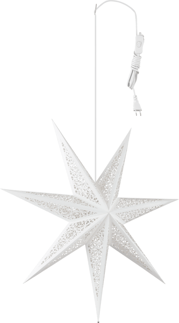 Bellatrix adventsstjerne 70cm hvit, bilde 4 av 5