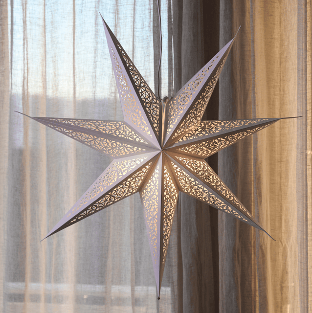 Bellatrix adventsstjerne 70cm hvit, bilde 1 av 5