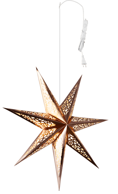 Fairytale adventsstjerne 70cm kobber, bilde 4 av 6