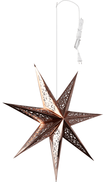 Fairytale adventsstjerne 70cm kobber, bilde 5 av 6