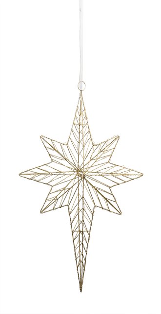 North adventsstjerne 77cm gull 4
