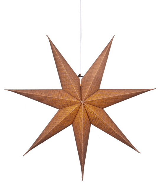 Betzy adventsstjerne 70cm brun, bilde 5 av 5