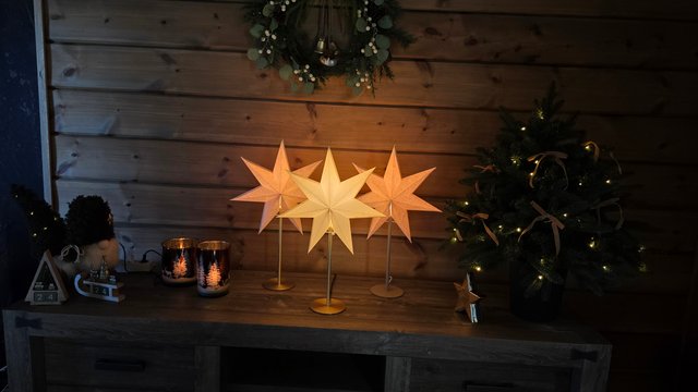 Linn adventsstake gull, bilde 2 av 7