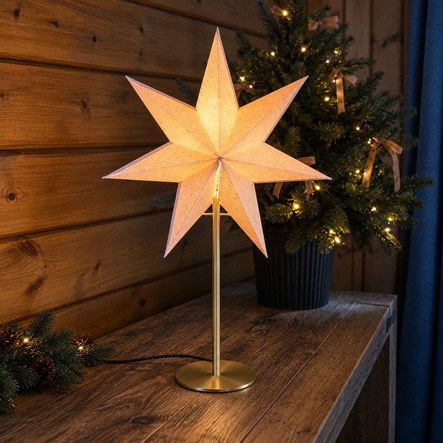 Linn adventsstake gull, bilde 1 av 7