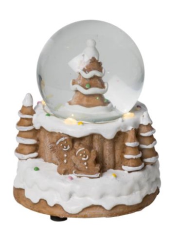Pepperkake vannkule brun, bilde 3 av 3