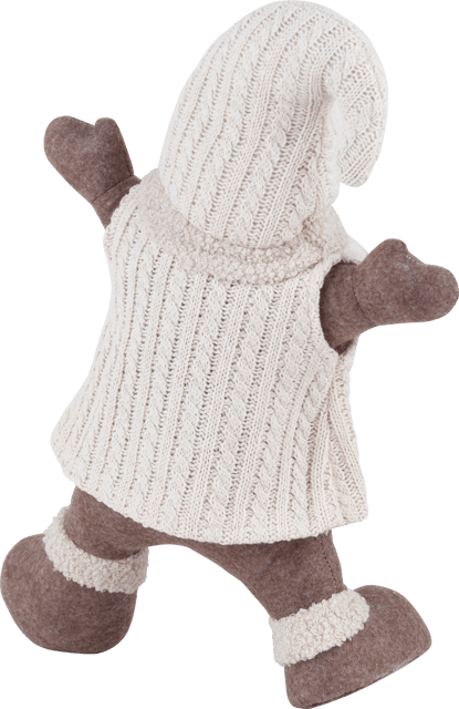 Nikolaus på farten 38cm beige 4