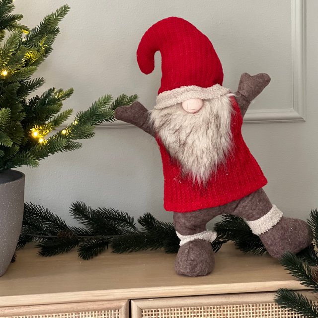 Nikolaus på farten 38cm rød, bilde 1 av 4
