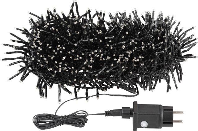 Cluster LED lyslenke 1000lys IP44 10m, bilde 2 av 2