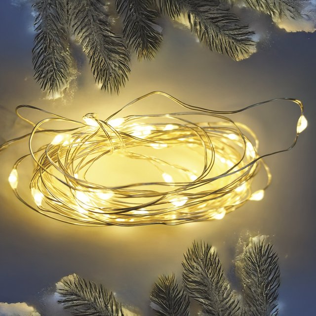 Lyslenke LED batteridrevet 24lys IP20 2,5m 2