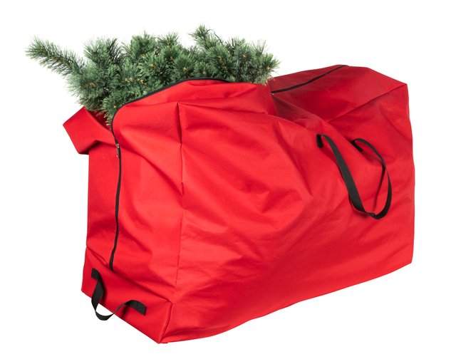 Juletrepose med hjul 120cm rød, bilde 3 av 3