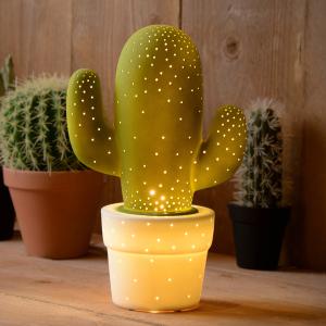 Cactus bordlampe Grønn